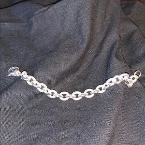 Chain bracelet - 950 fine silver